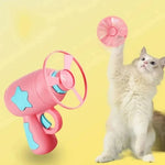 Load image into Gallery viewer, Interactive Cat Toy – Mini Flying Disc Launcher for Kittens