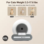 Load image into Gallery viewer, DOEL 65L Self-Cleaning Litter Box - App Control, 2.4G WiFi + Mat