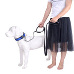 Load image into Gallery viewer, Heavy Duty Reflective Dog Leash – Padded Double Handle for Training & Control