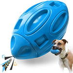 Load image into Gallery viewer, Squeaky Rubber Dog Toy Chew Ball Teeth Cleaning Durable Pet Toy for Medium & Large Dogs