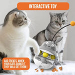Load image into Gallery viewer, ATUBAN Interactive Cat Feeder - Treat Dispenser with Sounding Bell