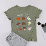 Load image into Gallery viewer, Cute Potter Cats Mom T-Shirt - Unisex Cotton Casual Tee
