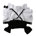 Load image into Gallery viewer, Pet Tuxedo Costume with Bow Tie - Dog Cat Wedding Party Outfit
