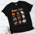 Load image into Gallery viewer, Cute Potter Cats Mom T-Shirt - Unisex Cotton Casual Tee
