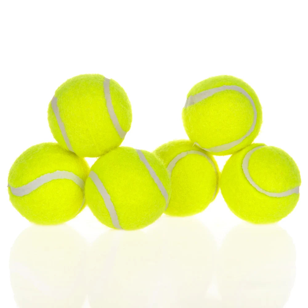 HOOPET Dog Toy - Set of 6 Bite-Resistant Tennis Balls for Puppy Training