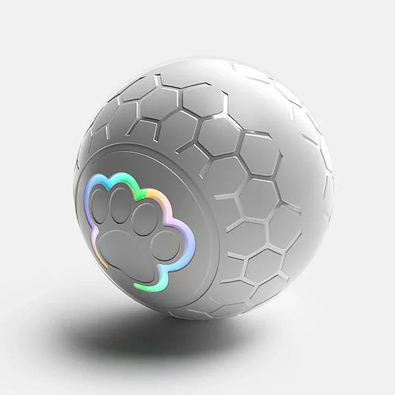 Smart Electronic Dog & Cat Toy Ball – USB Rechargeable with RGB Lights