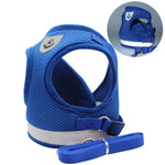 Load image into Gallery viewer, Dog Harness Lead Set - Adjustable Reflective Escape Proof Mesh Vest
