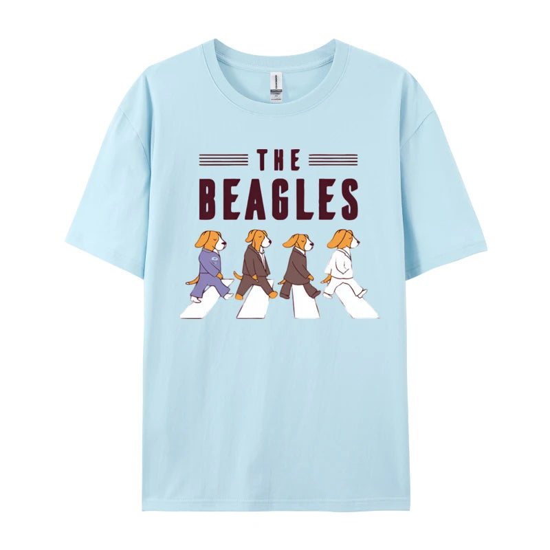 The Beagles Vintage T-Shirt - Retro Style Dog Lovers Cotton Tee