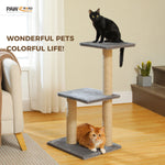 Load image into Gallery viewer, Cat Tree Tower - Scratch Posts, Hammock &amp; Removable Top Perch
