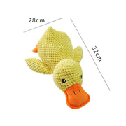 Durable Donkey-Shaped Plush Squeaky Dog Chew & Training Toy