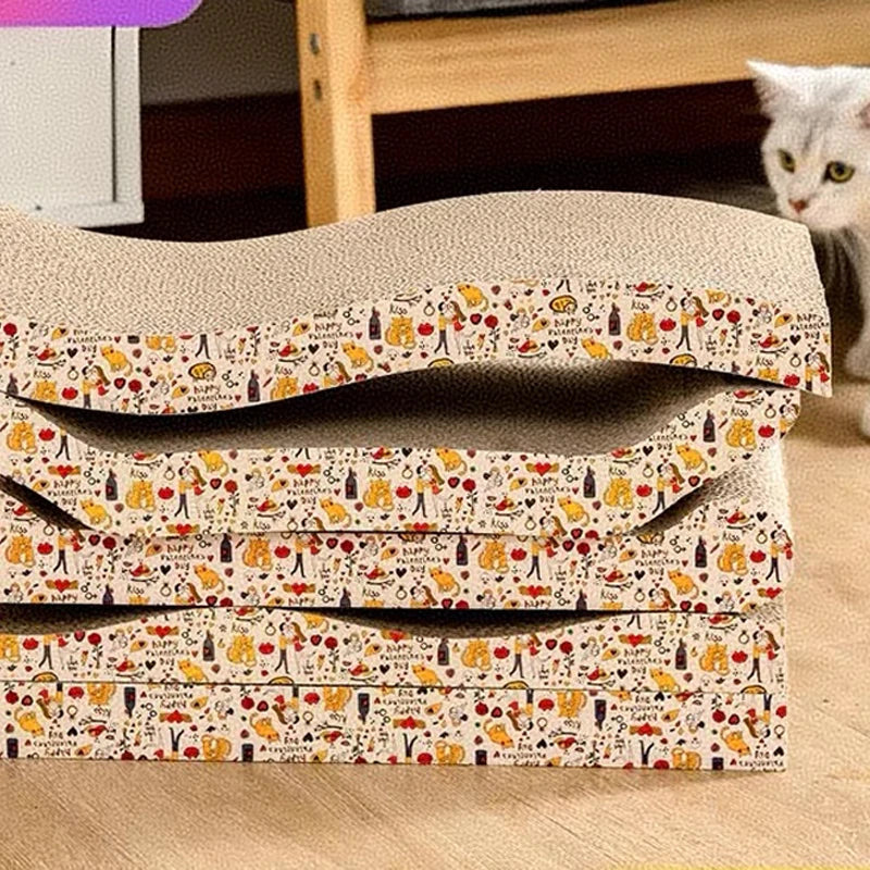 Cat Scratching Board – Corrugated Cardboard Pad for Nail Care