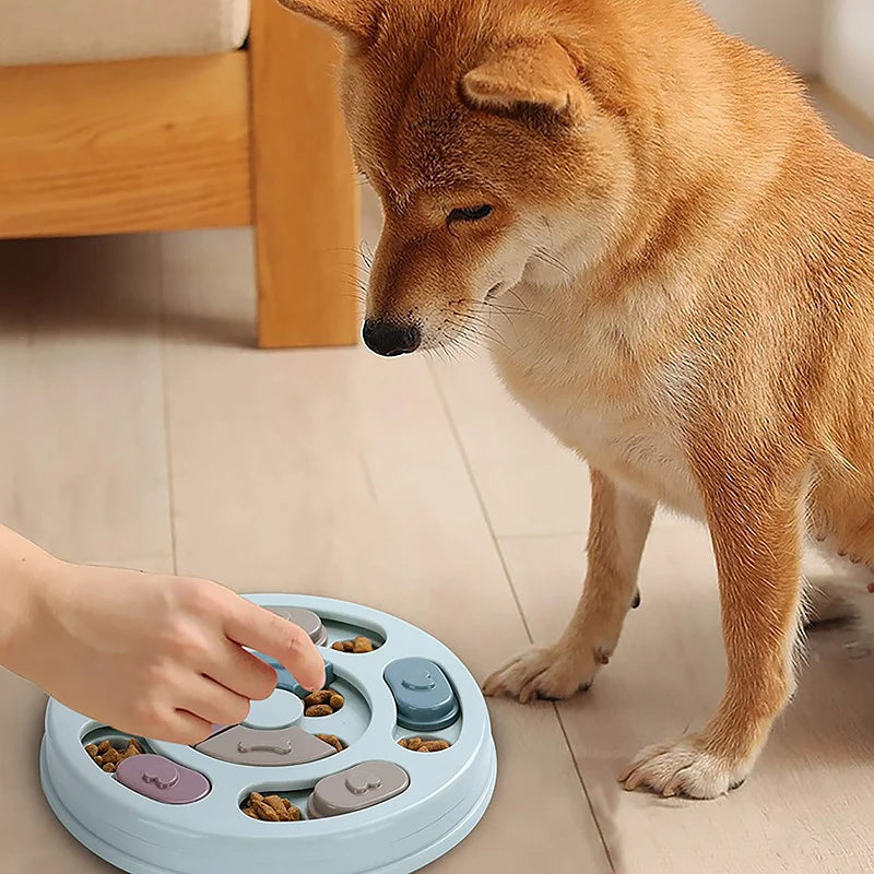 Pet Feeder Dog Educational Toy Interactive Intellectual Food Dispenser for Puppies