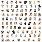 Load image into Gallery viewer, Funny Dog Stickers – 10/50/100pcs Cute Cartoon Decals for Laptop, Phone, Car, Guitar
