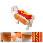 Load image into Gallery viewer, Halloween Hot Dog Pet Costume - Funny Sausage Suit for Dogs &amp; Cats
