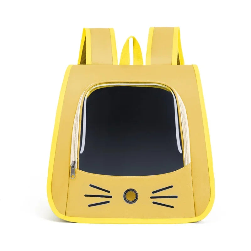 Portable Breathable Cat & Small Dog Carrier Backpack – Outdoor Shoulder Bag