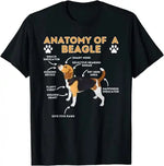 Load image into Gallery viewer, Funny Beagle Anatomy T-Shirt – Cute Dog Lover Gift Tee for Pet Moms
