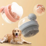 Load image into Gallery viewer, Dog Shower Brush with Shampoo Dispenser – Grooming &amp; Massage for Long Hair Dogs &amp; Cats

