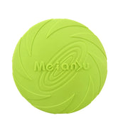 Multicolor Silicone Flying Disc – Durable Dog Chew & Training Toy