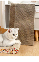 Load image into Gallery viewer, Cat Scratching Board – Corrugated Cardboard Pad for Nail Care
