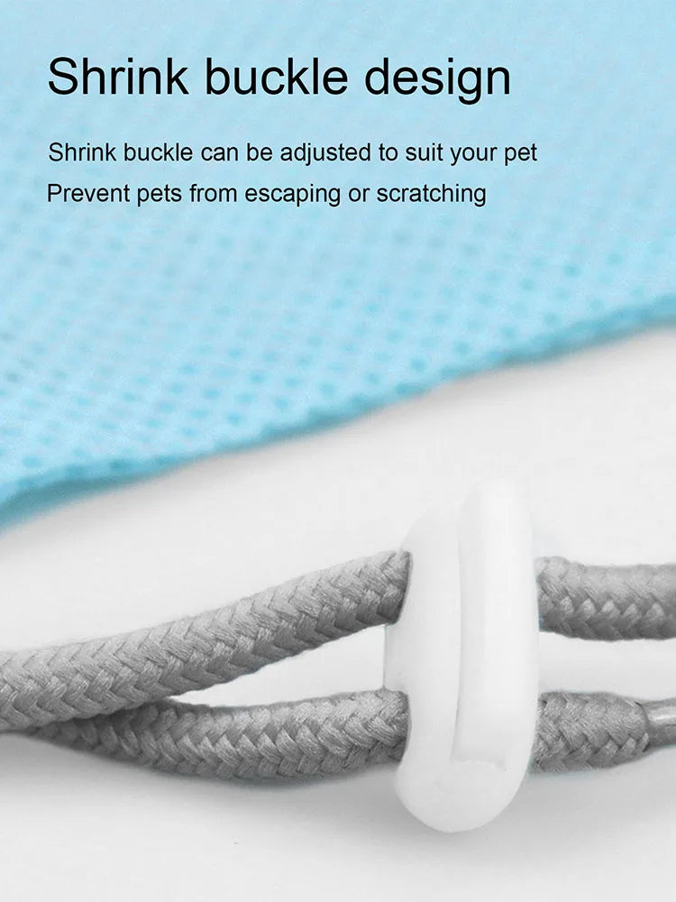 Breathable Mesh Cat Bathing & Grooming Bag – Adjustable Anti-Scratch