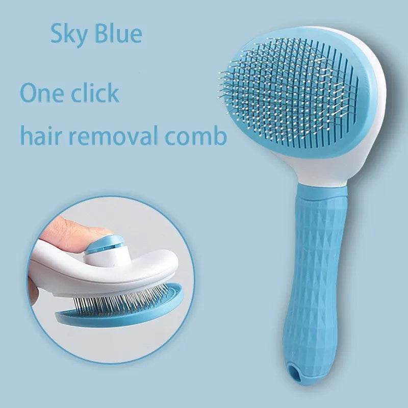 Pet Hair Remover Brush - Dog Cat Grooming Comb for All Pets