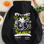 Load image into Gallery viewer, Cute Cat Cartoon Sweatshirt - Women&#39;s Harajuku Hooded Hoodie
