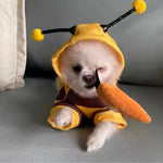 Load image into Gallery viewer, Cute Bee Pet Hoodie - Cozy Knit Sweatshirt for Dogs &amp; Cats
