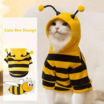Load image into Gallery viewer, Cute Bee Pet Hoodie - Cozy Knit Sweatshirt for Dogs &amp; Cats
