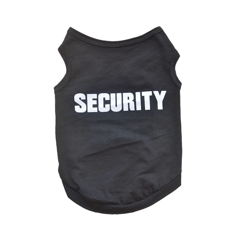 Summer Security Vest for Small Dogs & Cats – Chihuahua, Yorkshire Puppy T-Shirt