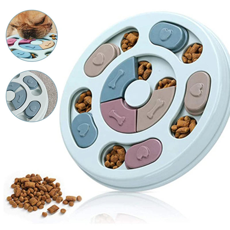 Pet Feeder Dog Educational Toy Interactive Intellectual Food Dispenser for Puppies