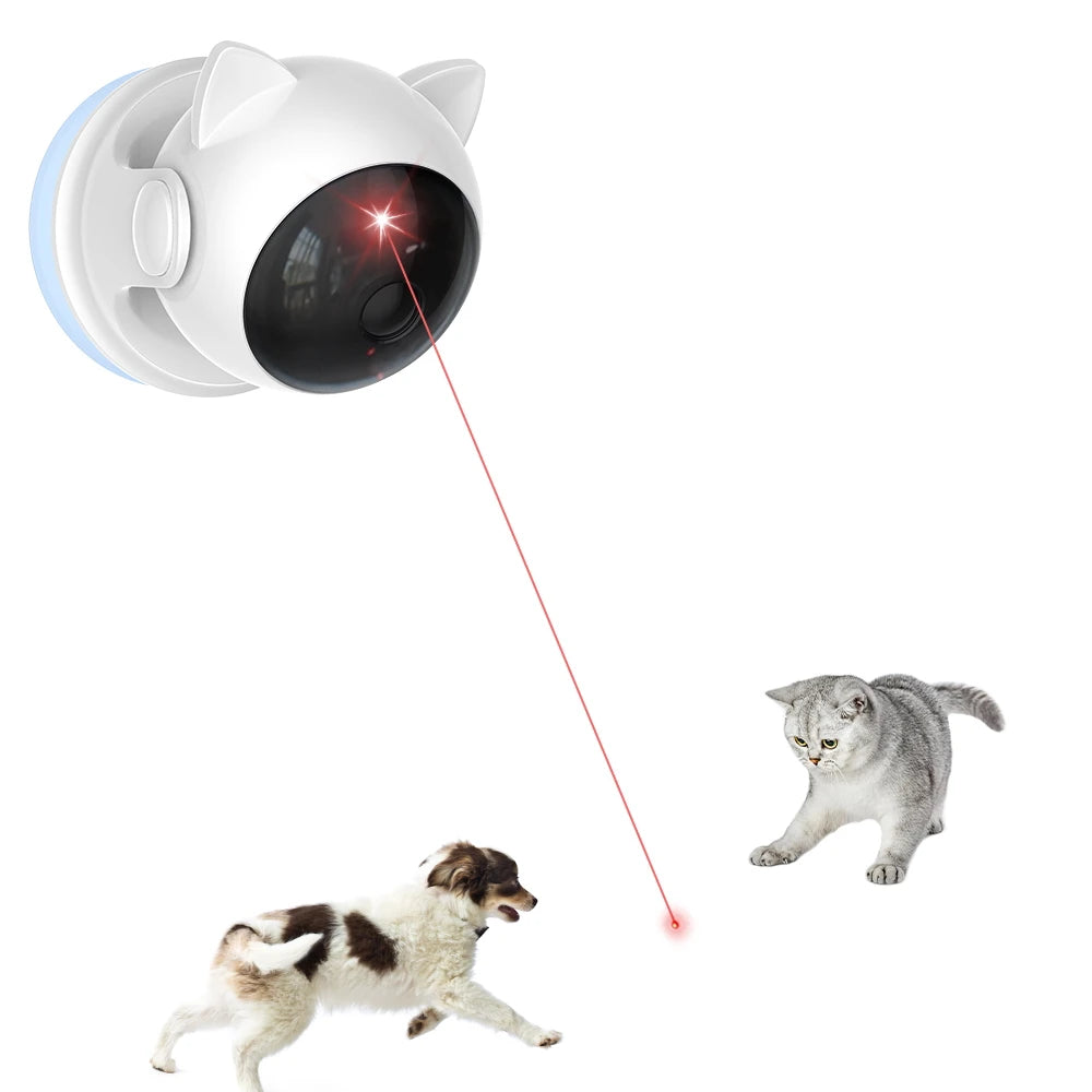 Automatic Rechargeable Cat Laser Toy with Motion, Random Mode, Indoor Pet Play