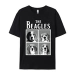 Load image into Gallery viewer, Cute Beagle Dog T-Shirt – Men’s Cotton Birthday Tee, Short Sleeve
