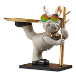 Load image into Gallery viewer, Bulldog Cool Sculpture - Butler Storage Box with Tray Nordic Decor
