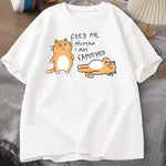 Load image into Gallery viewer, New T-Shirt - Women&#39;s Funny Cat Lovely Print Harajuku Tee
