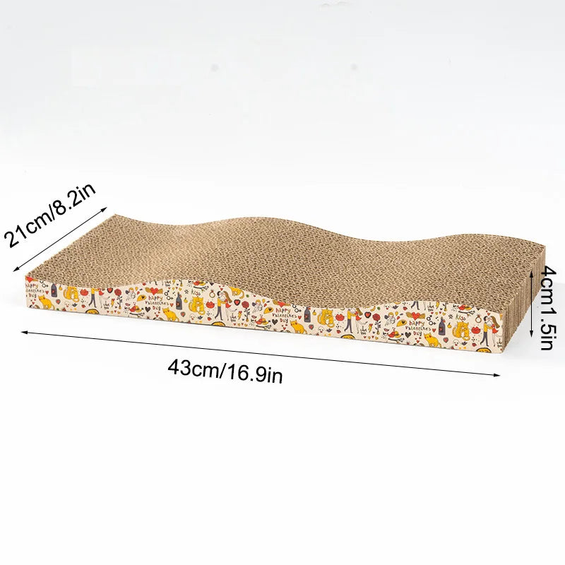 Cat Scratching Board – Corrugated Cardboard Pad for Nail Care
