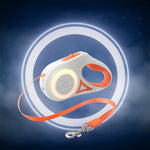 Load image into Gallery viewer, Retractable Dog Leash with LED Light – Durable Night Walking
