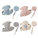 Load image into Gallery viewer, Lovely Small Pet Vest Harness with Chest Strap – Leash for Dog, Cat, Bunny, Poodle
