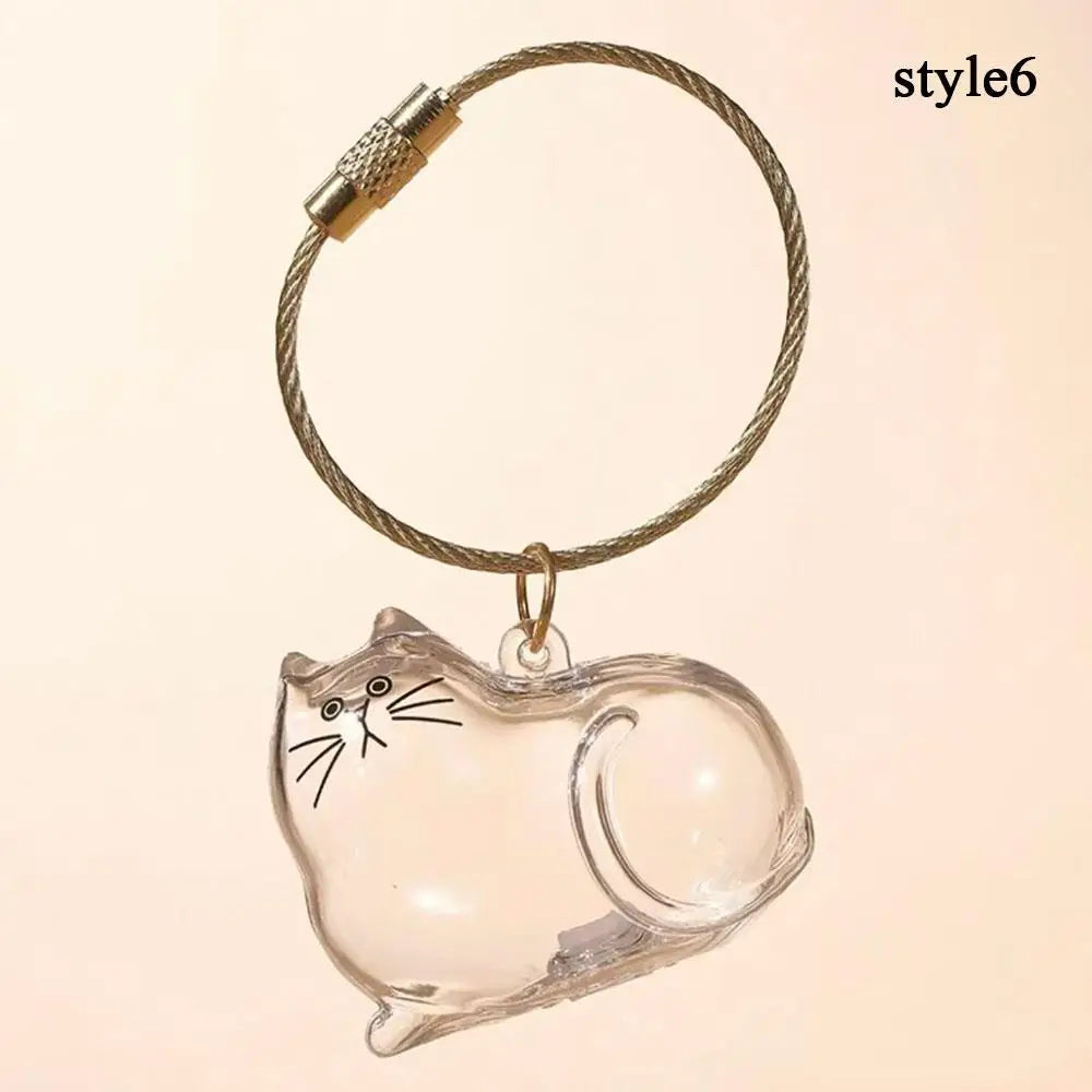 Pet Hair Storage Box - Transparent Keepsake Container for Cat Fur Memorial