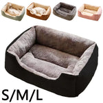 Load image into Gallery viewer, Cat &amp; Dog Beds Cushion Pet House Basket Soft Cozy Habitat Accessories Supplies
