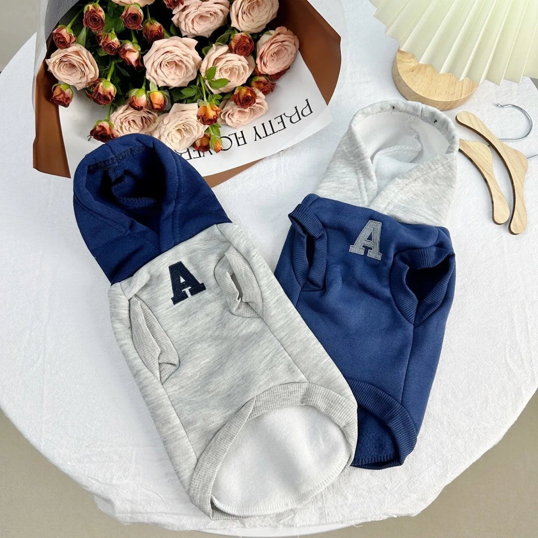 Fashion Dog Hoodie - Winter Warm Sweatshirt for Small Medium Dogs