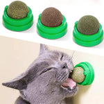 Load image into Gallery viewer, Natural Catnip Wall Ball Toy – Healthy Catnip Treats for Digestion &amp; Play
