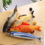 Load image into Gallery viewer, 3D Fish Cat Toy - Soft Plush Catnip Interactive Simulation Fish
