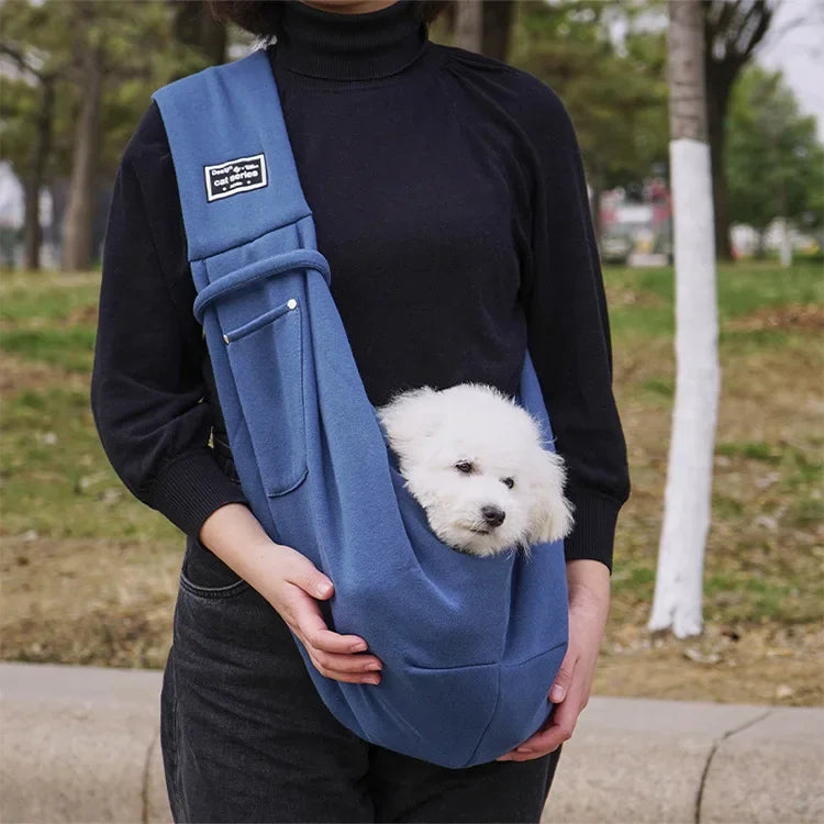 Comfortable Portable Pet Crossbody Sling – Outdoor Travel Cat & Dog Carrier