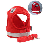 Load image into Gallery viewer, Dog Harness Lead Set - Adjustable Reflective Escape Proof Mesh Vest
