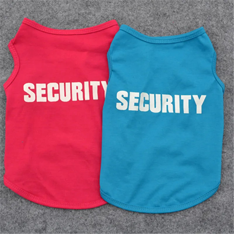 Summer Security Vest for Small Dogs & Cats – Chihuahua, Yorkshire Puppy T-Shirt