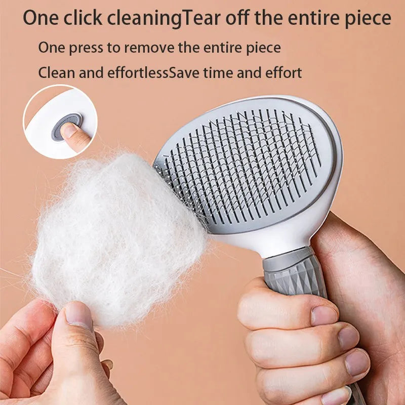 Pet Hair Remover Brush - Dog Cat Grooming Comb for All Pets