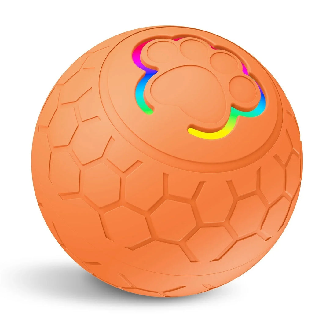 Smart Electronic Dog & Cat Toy Ball – USB Rechargeable with RGB Lights