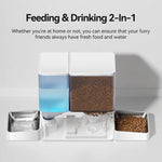 Load image into Gallery viewer, ROJECO 8.5L Auto Pet Feeder &amp; Water Fountain - WiFi Remote Control
