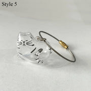 Pet Hair Storage Box - Transparent Keepsake Container Handmade Design