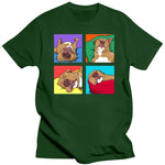 Load image into Gallery viewer, Funny Pitbull Lazy Dog Lover T-Shirt Cotton Graphic Streetwear Summer Tee
